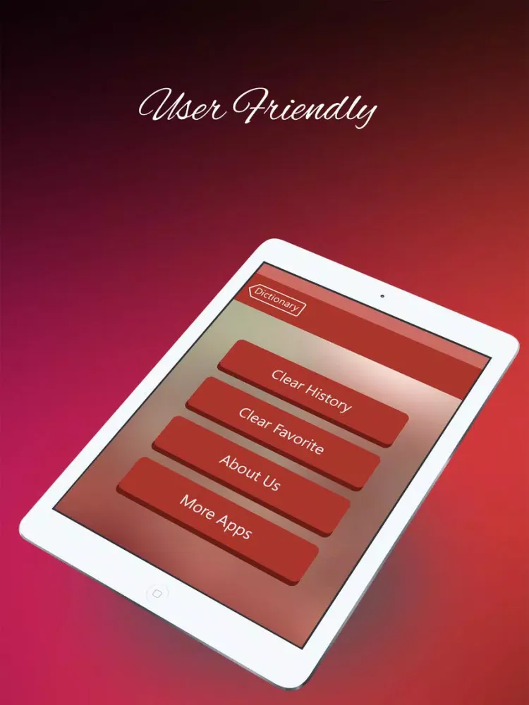 Capturas de pantalla de English to Arabic dictionary iPad 