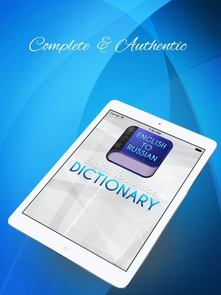 English to Russian dictionary free iPad  سکرین شاٹس