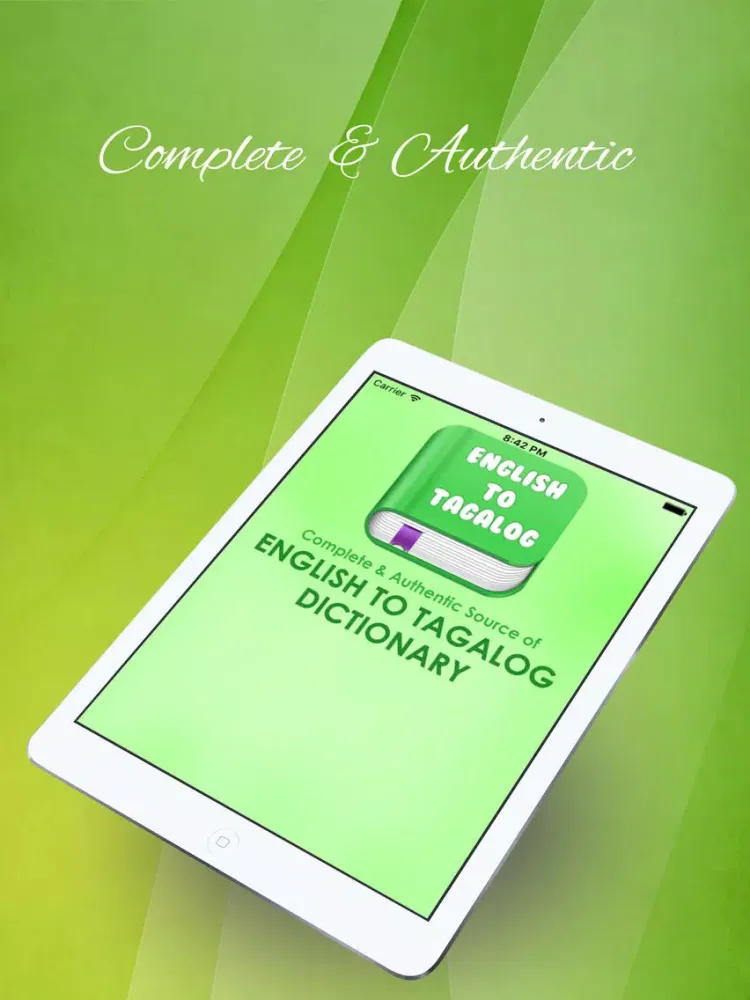English to Tangalog Dictionary iPad  স্ক্রিনশট