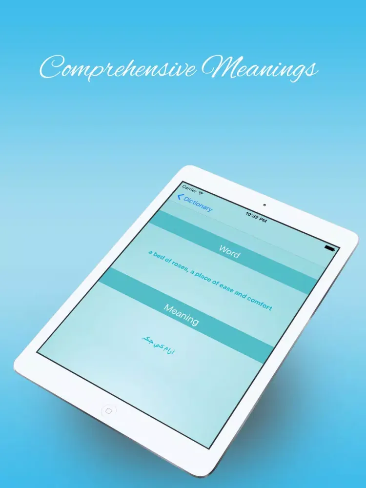 English to Urdu dictionary Best Free iPad  스크린샷