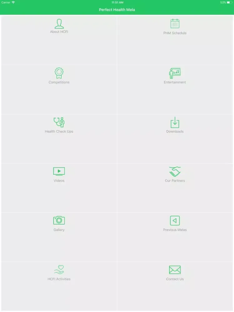 Perfect Health Mela Connect iPad 應用截圖