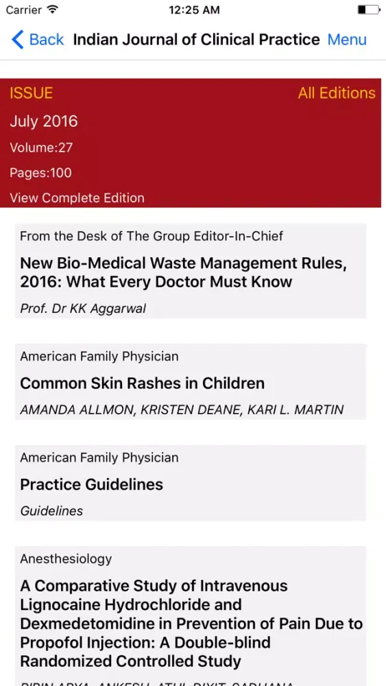 Ảnh chụp màn hình của IJCP Publications
