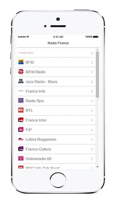 Capturas de tela do Radio France FM Online