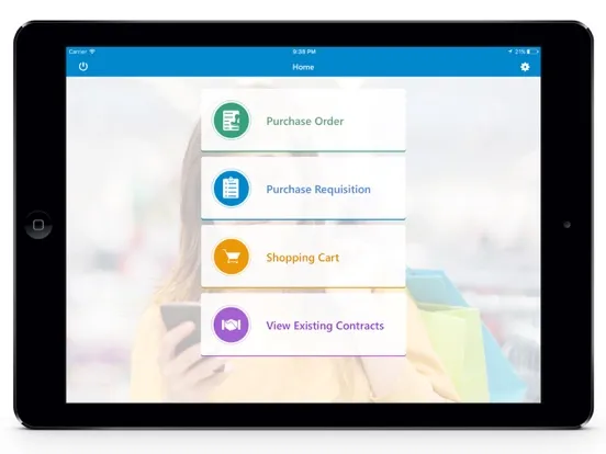 Captures d'écran de mShop -Mobile Purchase Requisition & Shopping Cart iPad 