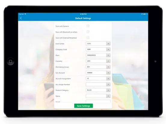 Captures d'écran de mShop -Mobile Purchase Requisition & Shopping Cart iPad 