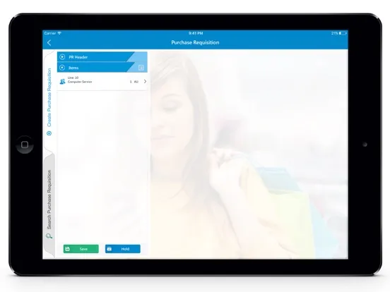 Captures d'écran de mShop -Mobile Purchase Requisition & Shopping Cart iPad 