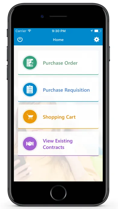 Captures d'écran de mShop -Mobile Purchase Requisition & Shopping Cart