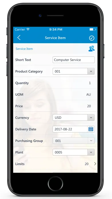 Captures d'écran de mShop -Mobile Purchase Requisition & Shopping Cart