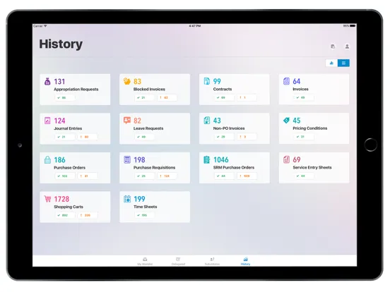 mWorklist – SAP Mobile Universal Approvals App iPad 应用截图
