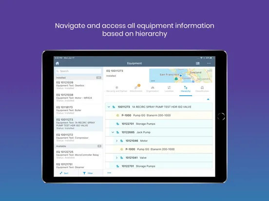 mWorkOrder iPad  Screenshots