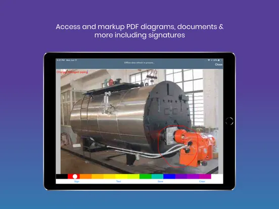 mWorkOrder iPad  Screenshots