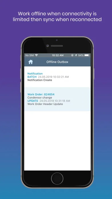 mWorkOrder Screenshots