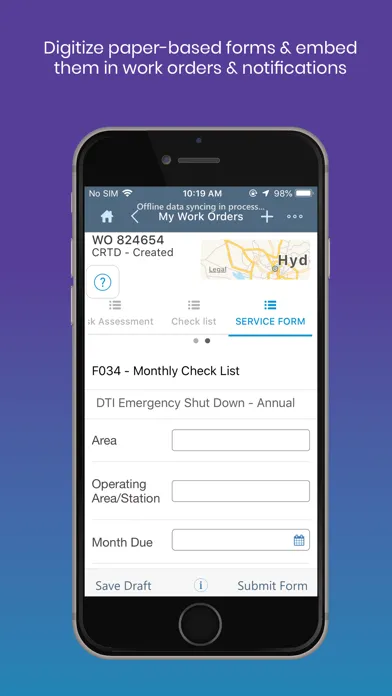 mWorkOrder Screenshots