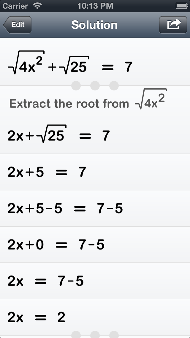 Screenshot di Polynom MathSolver
