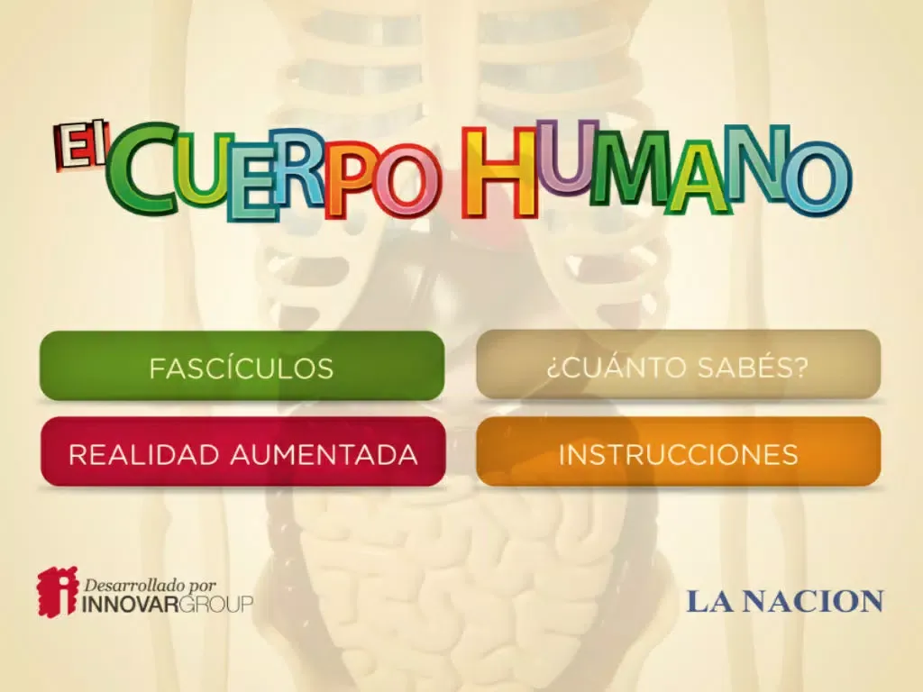 Capturas de pantalla de La Nación - El Cuerpo Humano iPad 