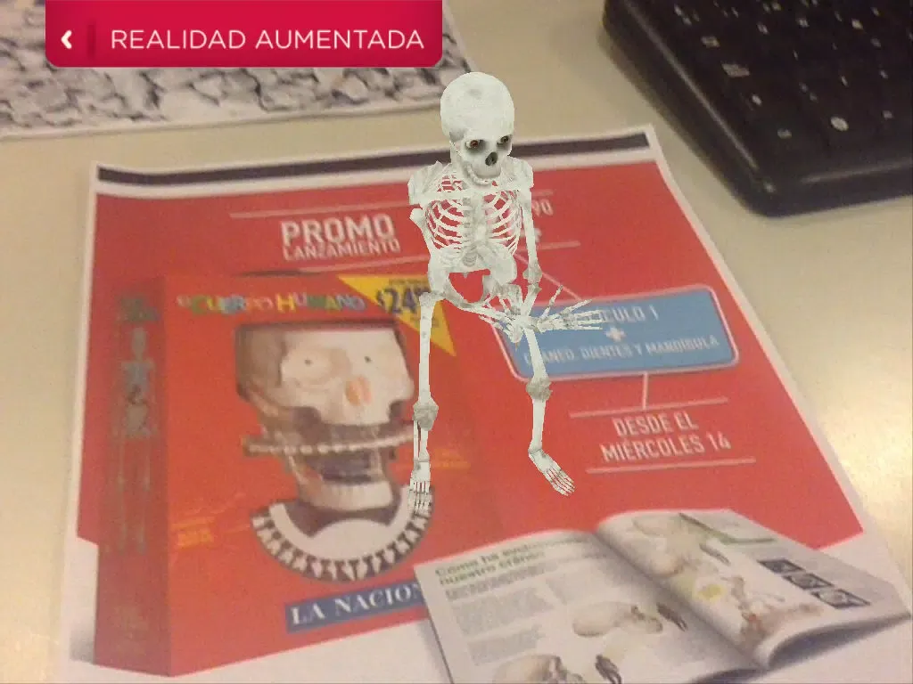 Capturas de pantalla de La Nación - El Cuerpo Humano iPad 
