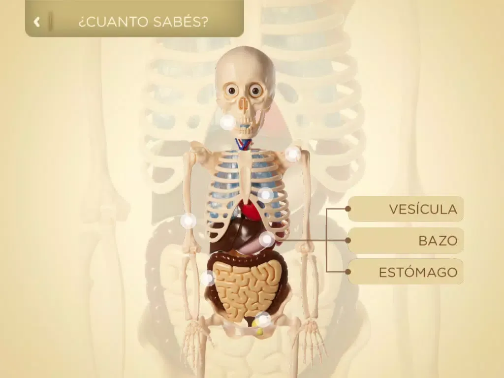 Capturas de pantalla de La Nación - El Cuerpo Humano iPad 