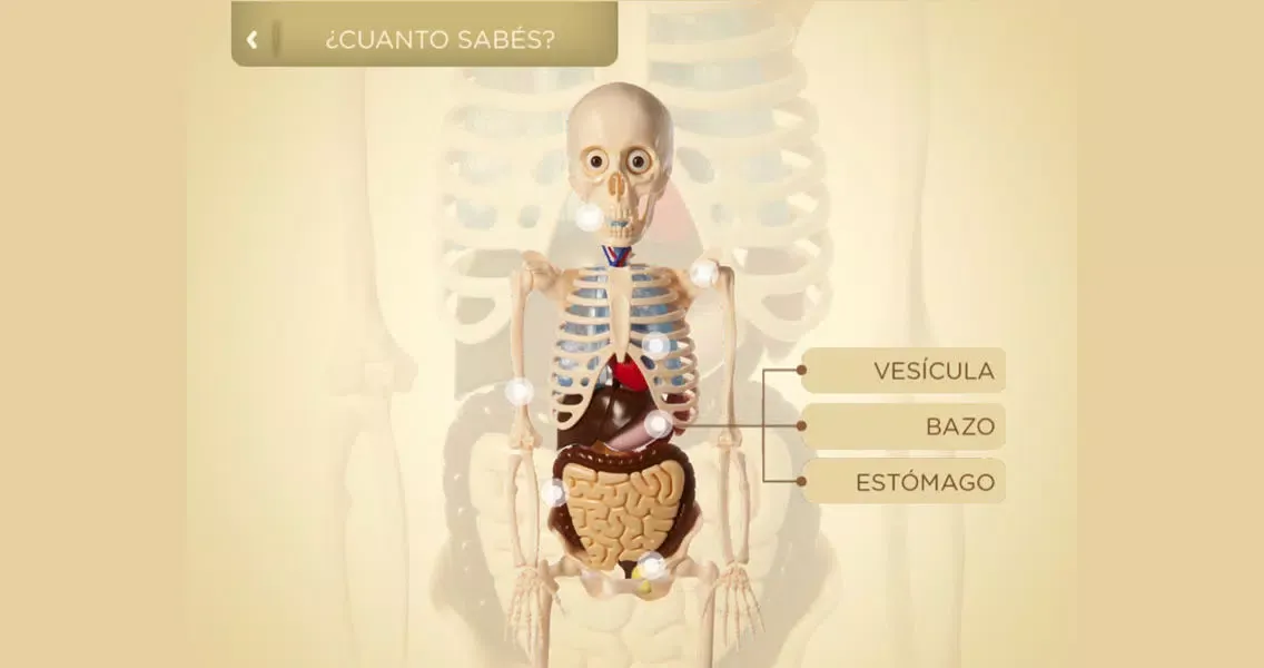 Capturas de pantalla de La Nación - El Cuerpo Humano