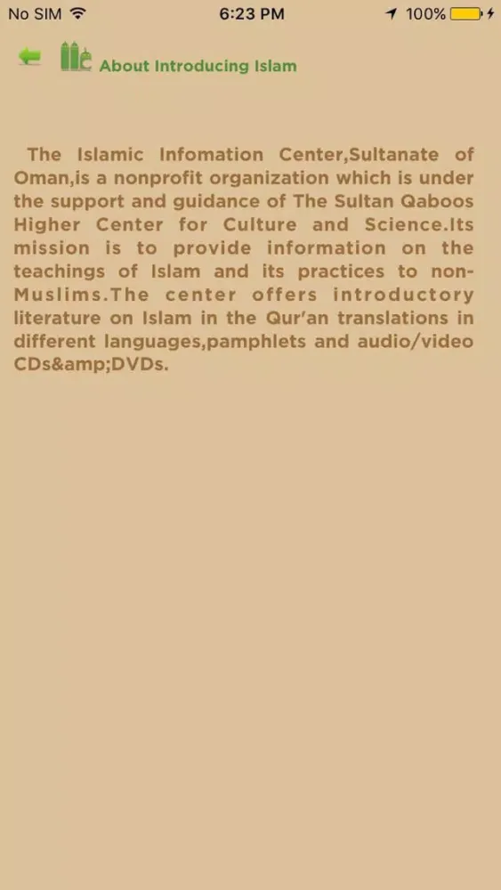 Introducing Islam Ekran Görüntüleri