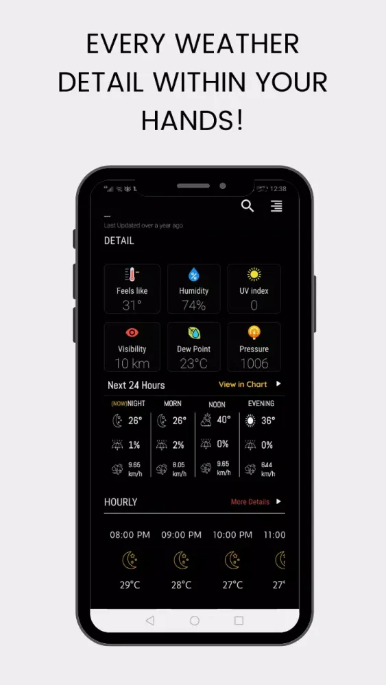 Current Weather: Rain Alerts Ekran Görüntüleri