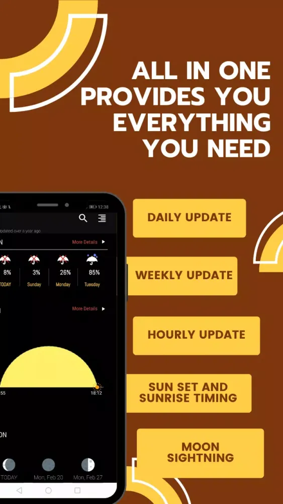 Current Weather: Rain Alerts Ekran Görüntüleri