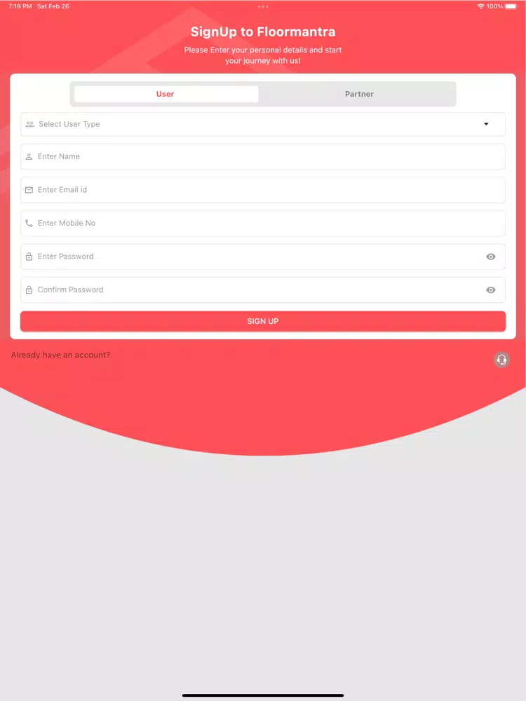 Floormantra Rent,Sell Property iPad  স্ক্রিনশট