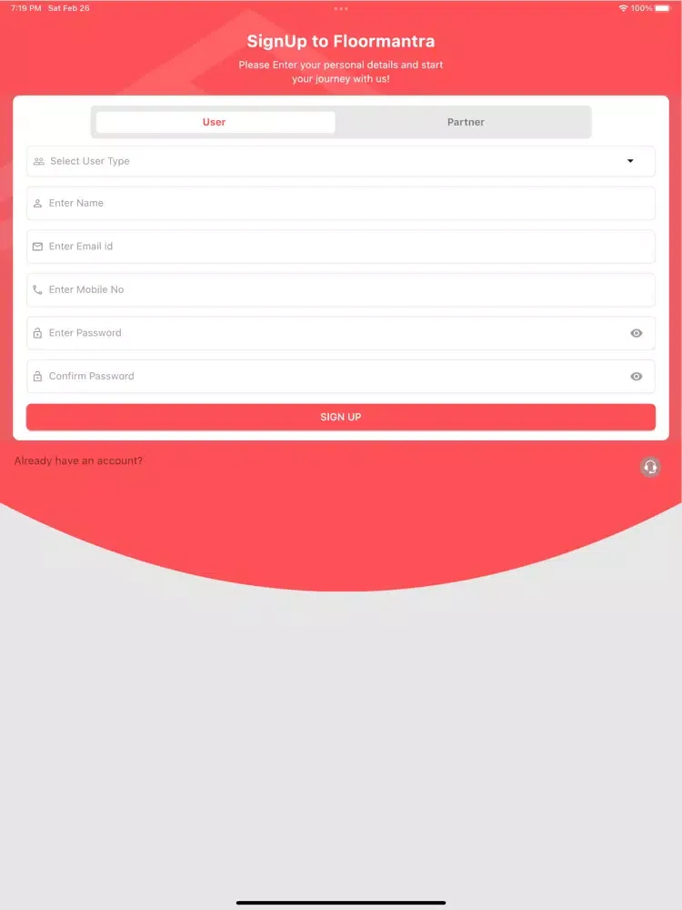 Tangkapan layar Floormantra Rent,Sell Property iPad 