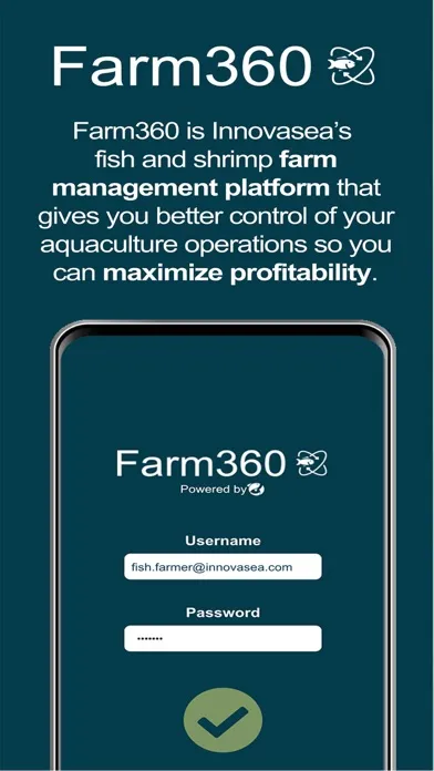 ภาพหน้าจอของ Farm360 Aquaculture