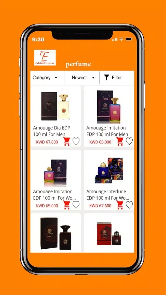 Screenshot di Talabat Express