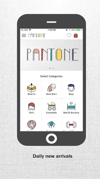 Tangkapan skrin Pantone