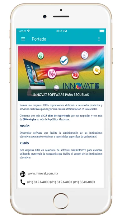 INNOVAT Alumno Ekran Görüntüleri