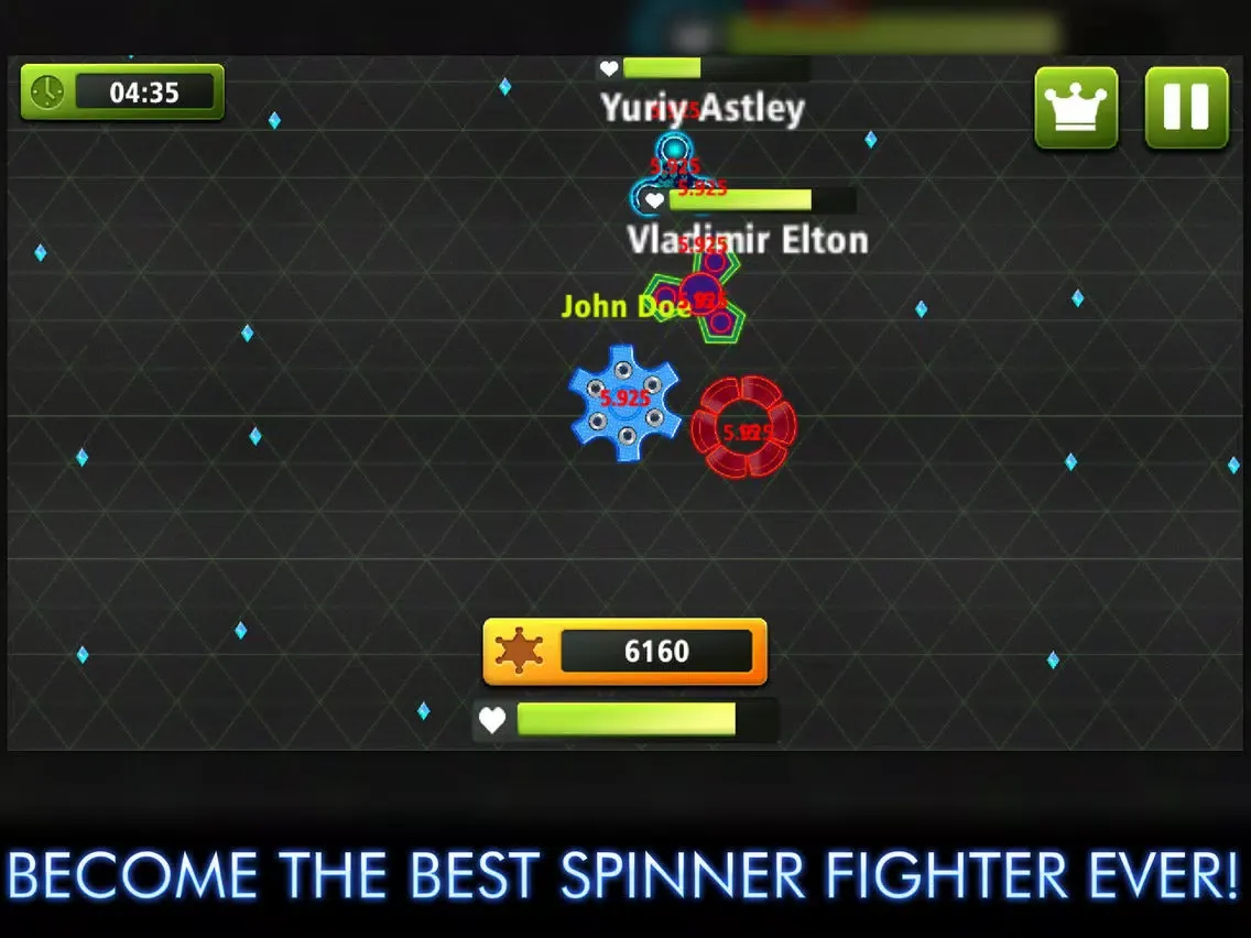 Spinner vs Spinner Battle iPad  Screenshots