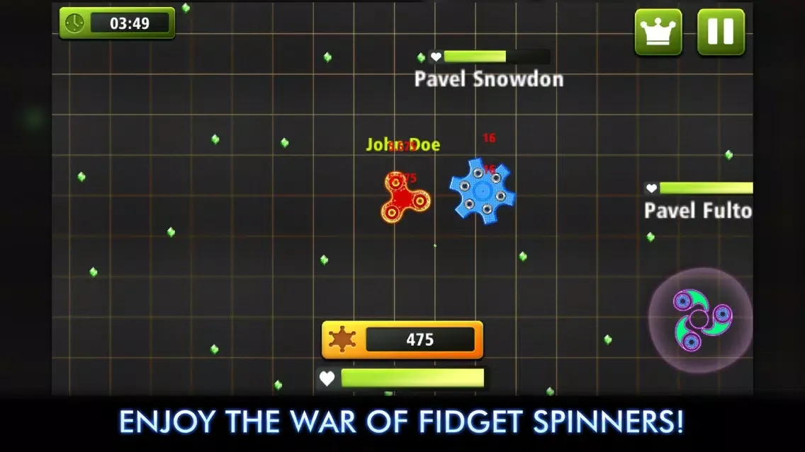 Spinner vs Spinner Battle Screenshots