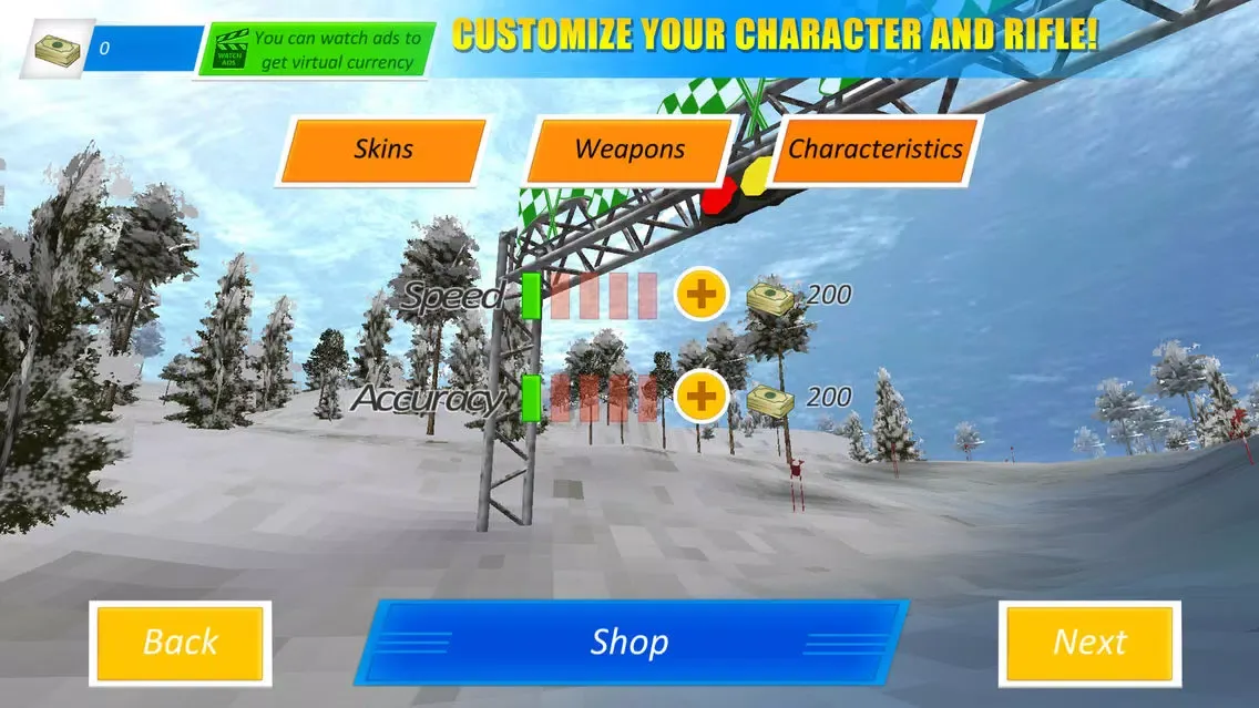 Biathlon Winter Sports 3D স্ক্রিনশট