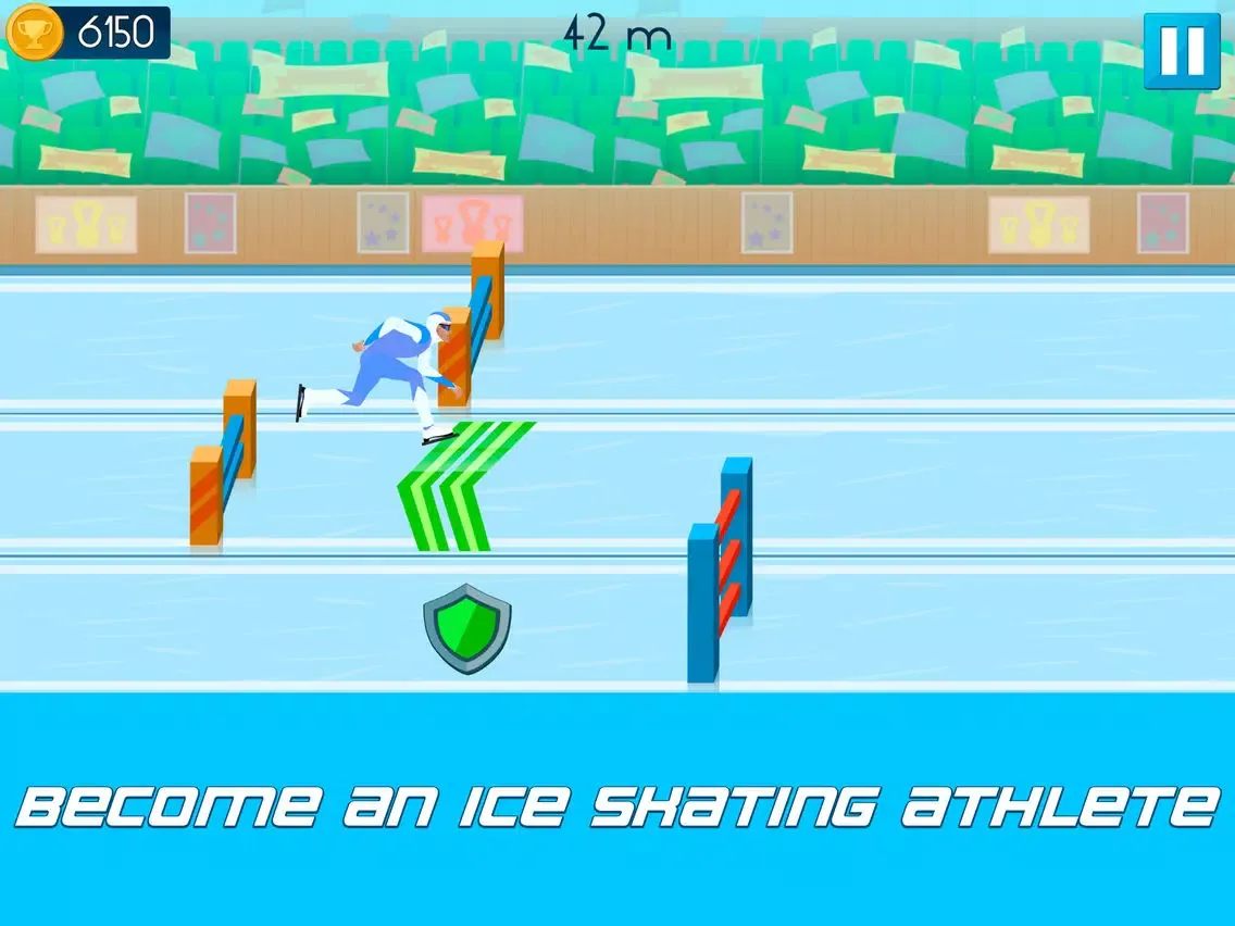 Ice Skating Speed Champ iPad 应用截图
