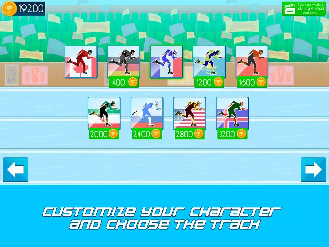 Ice Skating Speed Champ iPad 应用截图
