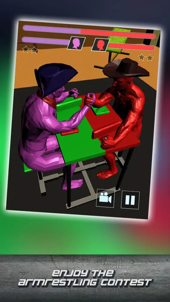 Captures d'écran de Arm Wrestling Training Champ