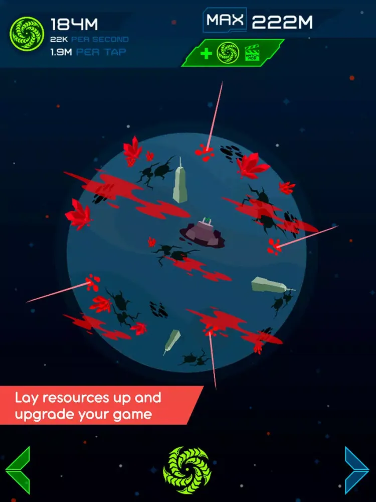 Galaxy Explore: Sci Fi Clicker iPad  Screenshots