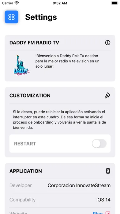 Daddy Radio Tv Screenshots