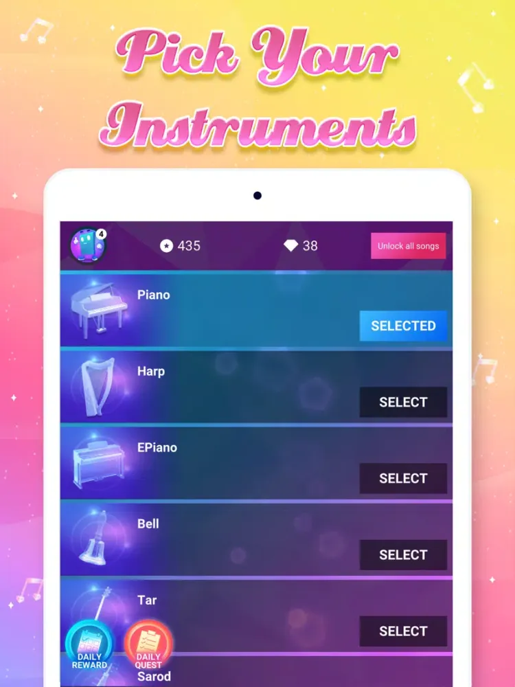 Zrzuty ekranu Magic Tiles Piano and Vocal iPad 