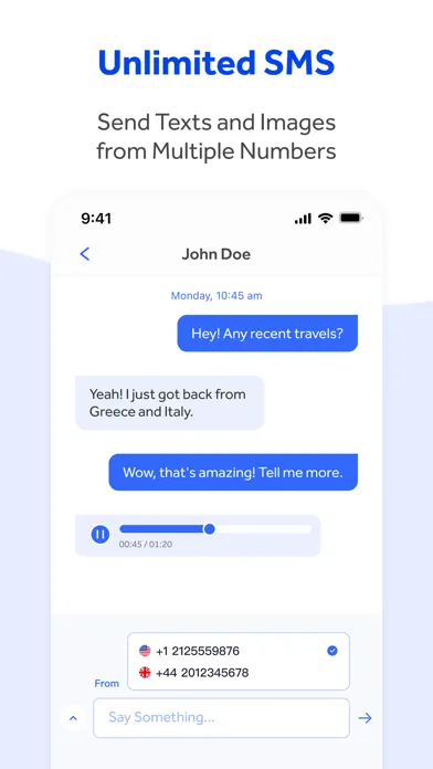 WePhone: 2nd Phone &WiFi Calls سکرین شاٹس