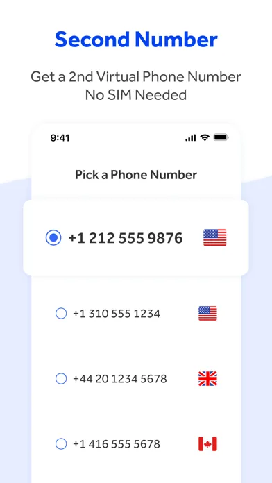 WePhone: 2nd Phone &WiFi Calls سکرین شاٹس