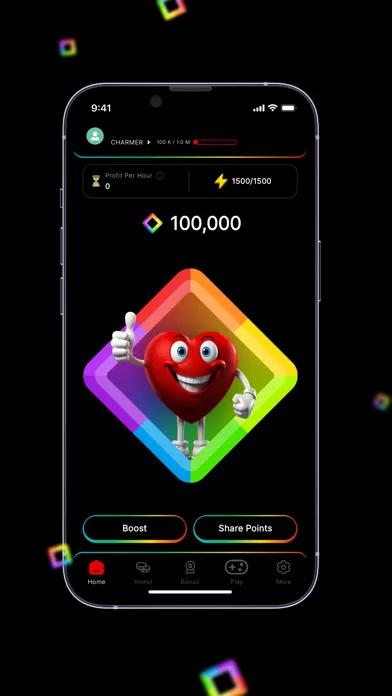 Скриншоты BLove DApp