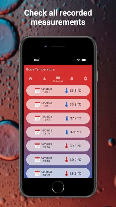 Body Temperature App 스크린샷