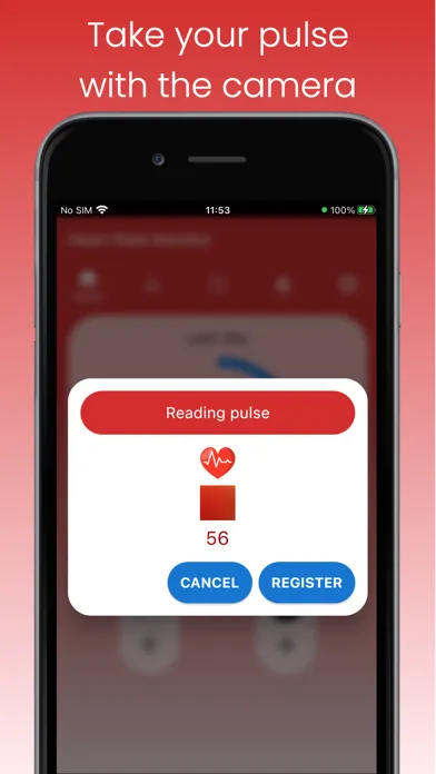 Capturas de tela do Heart Rate Monitor Tracker