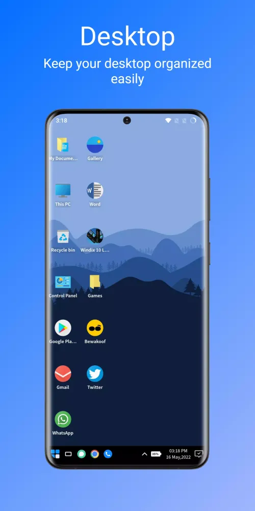 تصاویر Windix 10 Launcher