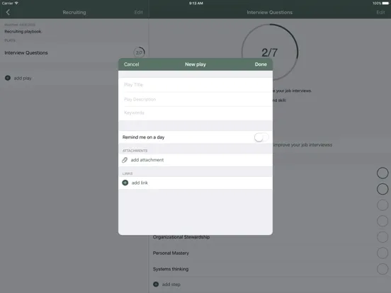 Скриншоты Agile Coach Playbook iPad 