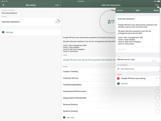 Скриншоты Agile Coach Playbook iPad 