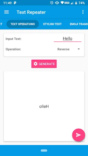 Text Repeater スクリーンショット