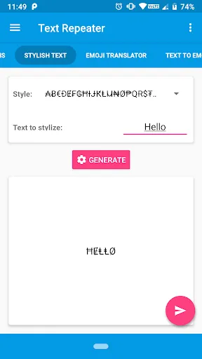 Text Repeater スクリーンショット